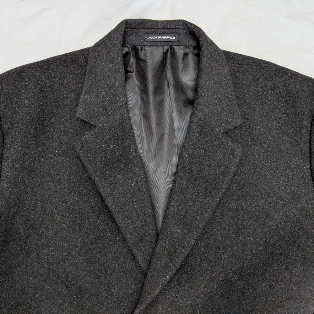 Ralph Lauren Men's Wool Blend Classic Topcoat Size 46 - Picture 8 of 16